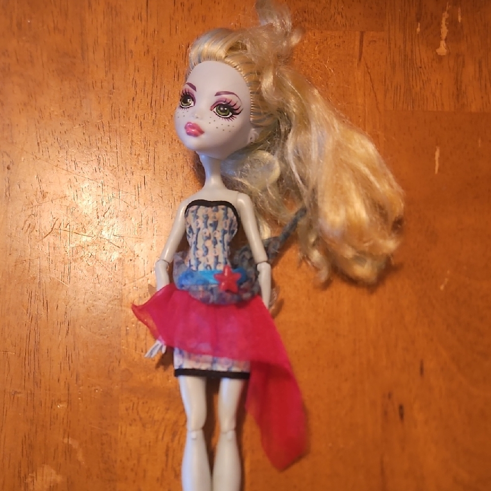 Fashion Doll with Pink and Blue Outfit